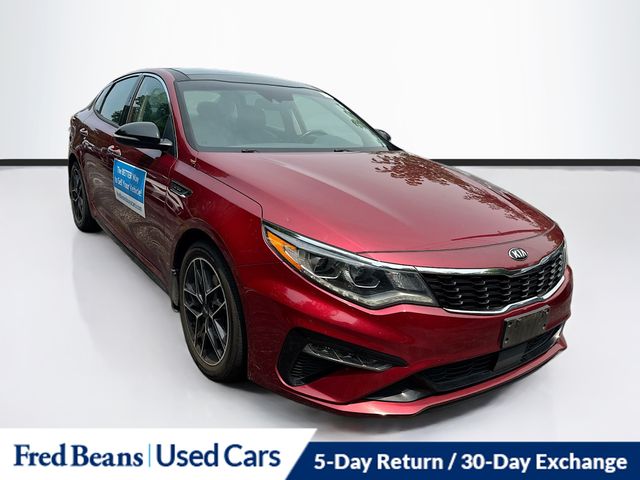 Passion Red 2020 Kia Optima Sedan Front-Wheel Drive 6-Speed Automatic