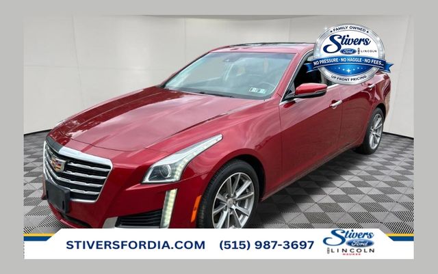 Red Obsession Tintcoat 2017 Cadillac CTS Sedan All-Wheel Drive 8-Speed Automatic