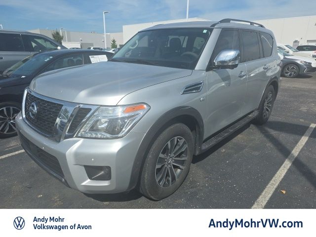 Brilliant Silver Metallic 2020 Nissan Armada SUV / Crossover Four-Wheel Drive 7-Speed Automatic