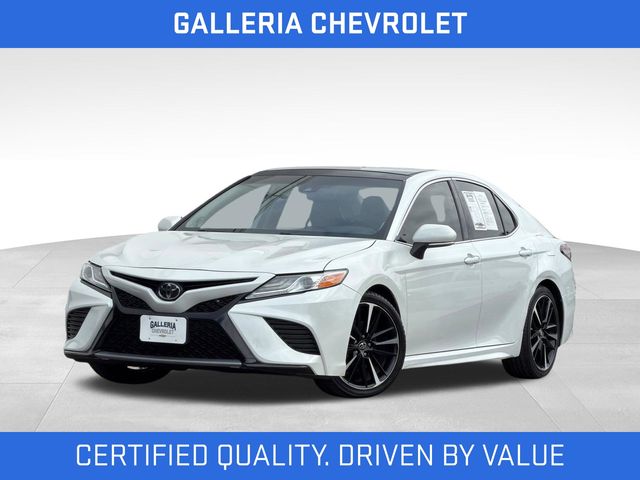 Pearl 2019 Toyota Camry XSE V6 FWD Sedan Front-Wheel Drive 8-Speed Automatic