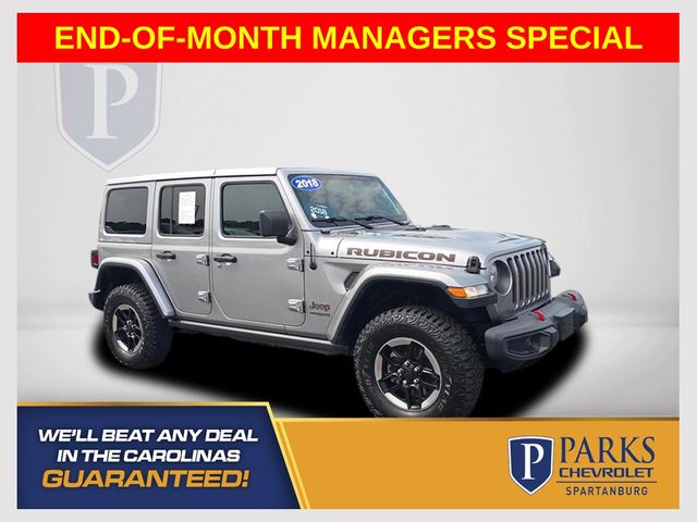 Billet Silver Metallic 2018 Jeep Wrangler SUV / Crossover Four-Wheel Drive 8-Speed Automatic