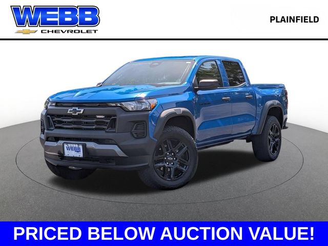 Glacier Blue Metallic 2024 Chevrolet Colorado Pickup Truck Four-Wheel Drive 8-Speed Automatic