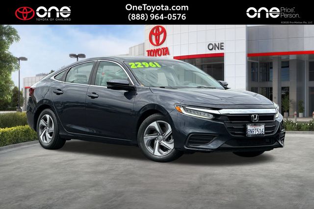 Cosmic Blue Metallic 2020 Honda Insight Sedan Front-Wheel Drive Continuously Variable Transmission