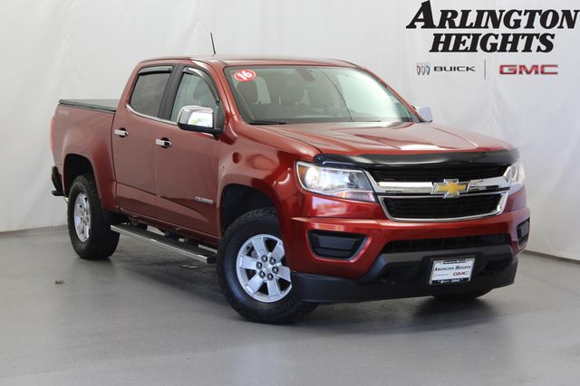 Red Rock Metallic 2016 Chevrolet Colorado Pickup Truck Four-Wheel Drive 6-Speed Automatic
