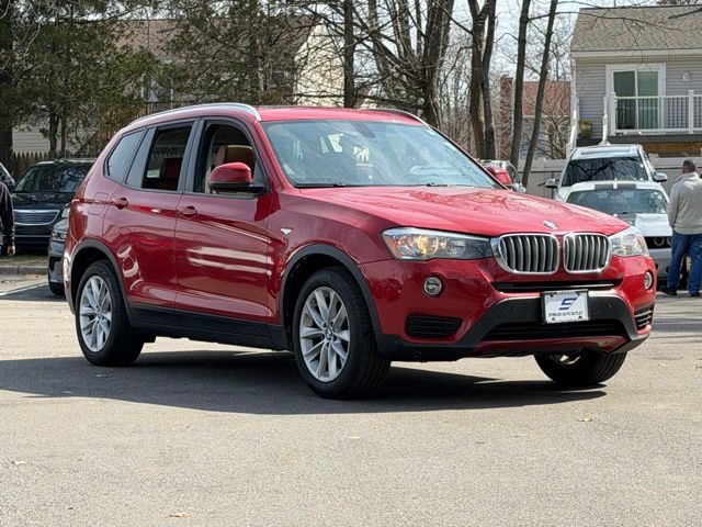 Melbourne Red Metallic 2017 BMW X3 xDrive28i AWD SUV / Crossover All-Wheel Drive 8-Speed Automatic