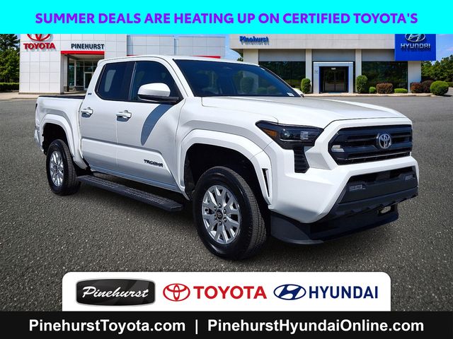White 2025 Toyota Tacoma Pickup Truck 4X2 8-Speed Automatic