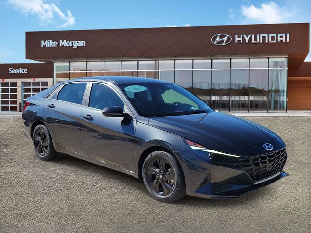 Portofino Gray 2022 Hyundai Elantra SEL FWD Sedan Front-Wheel Drive Continuously Variable Transmission