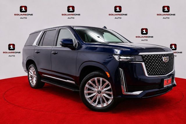 Dark Moon Blue Metallic 2022 Cadillac Escalade Luxury 4WD SUV / Crossover Four-Wheel Drive Automatic