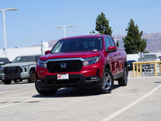 Radiant Red Metallic II 2023 Honda Ridgeline Pickup Truck All-Wheel Drive 9-Speed Automatic