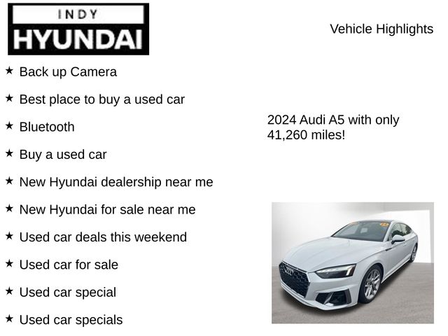 Used 2024 Audi A5 Sportback For Sale in Indianapolis, IN