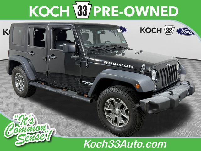 Black Clearcoat 2016 Jeep Wrangler SUV / Crossover Four-Wheel Drive 6-Speed Manual