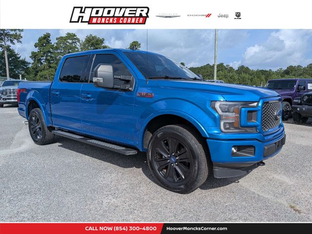 Blue Metallic 2019 Ford F-150 Pickup Truck Four-Wheel Drive Automatic