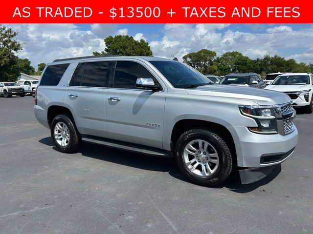 Silver Ice Metallic 2015 Chevrolet Tahoe LT RWD SUV / Crossover 4X2 6-Speed Automatic Overdrive