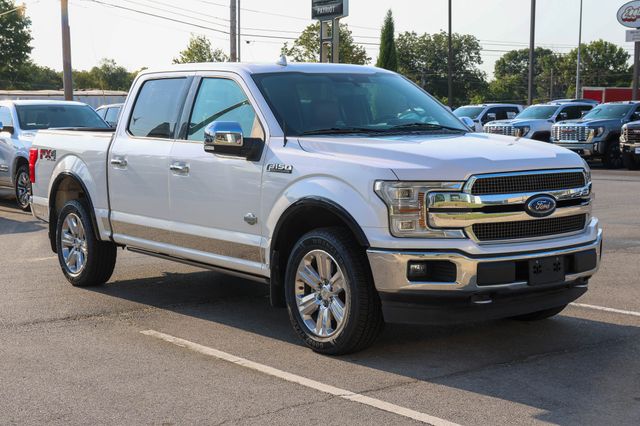 White Platinum Clearcoat Metallic 2018 Ford F-150 Pickup Truck Four-Wheel Drive Automatic