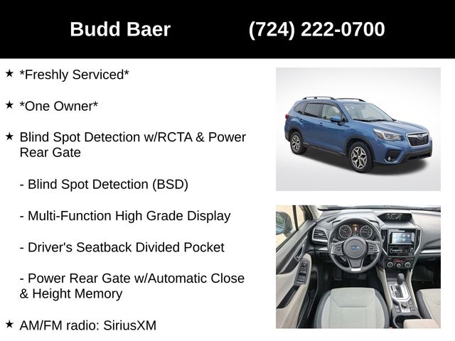 used 2021 Subaru Forester car, priced at $16,645