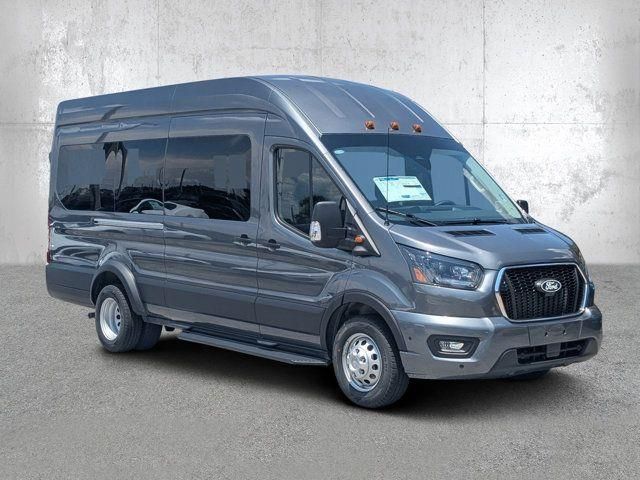 Carbonized Gray Metallic 2026 Ford Transit Passenger Van Rear-Wheel Drive 