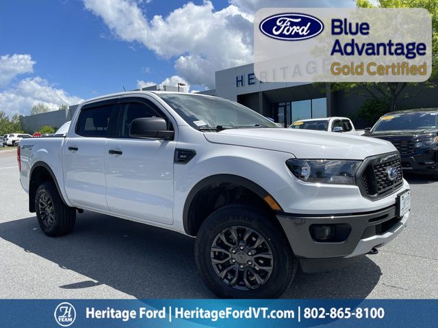 Oxford White 2023 Ford Ranger XLT SuperCrew 4WD Pickup Truck Four-Wheel Drive Automatic