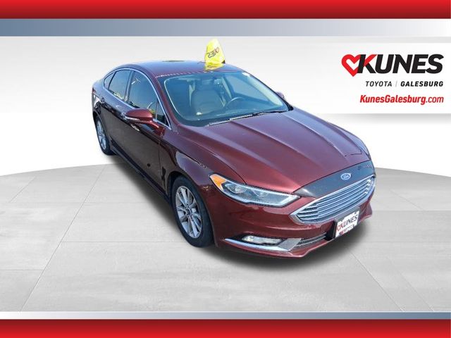 Red (Burgundy) 2017 Ford Fusion Sedan Front-Wheel Drive 6-Speed Automatic