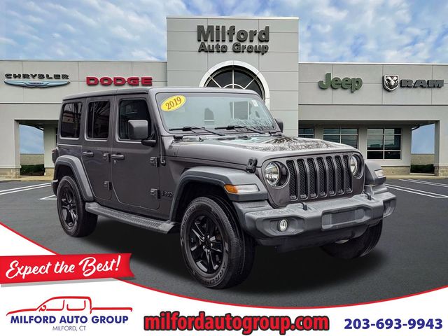 Gray (Granite Crystal Metallic Clearcoat) 2019 Jeep Wrangler Unlimited Sport Altitude 4WD SUV / Crossover Four-Wheel Drive 8-Speed Automatic