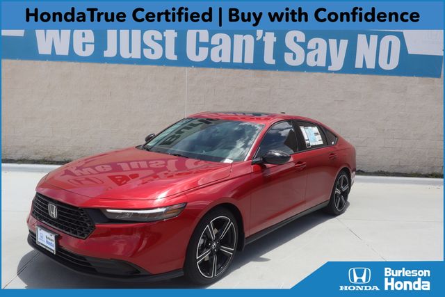Radiant Red Metallic 2023 Honda Accord Sedan Front-Wheel Drive Continuously Variable Transmission