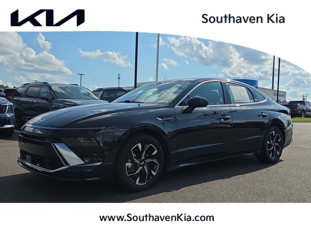 Carbon Blue 2025 Hyundai Sonata Sedan Front-Wheel Drive 8-Speed Automatic