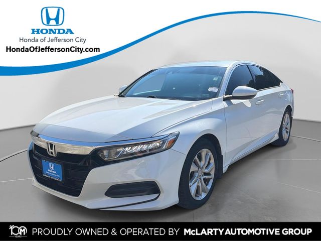 Platinum White Pearl 2018 Honda Accord Sedan Front-Wheel Drive Continuously Variable Transmission