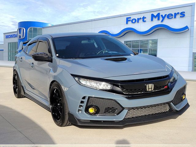 Sonic Gray Pearl 2019 Honda Civic Type R Hatchback Front-Wheel Drive 6-Speed Manual