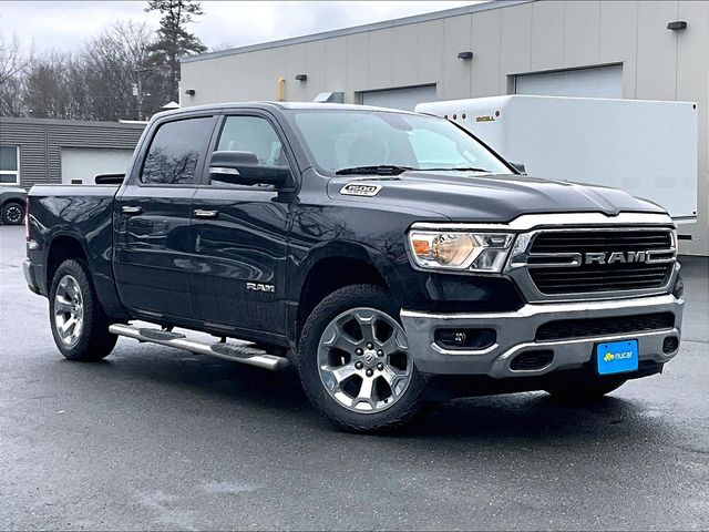 Diamond Black Crystal Pearlcoat 2020 RAM 1500 Big Horn Crew Cab 4WD Pickup Truck Four-Wheel Drive 8-Speed Automatic