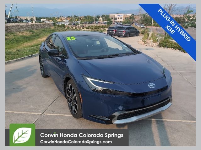 Reservoir Blue 2025 Toyota Prius Plug-In Hybrid Hatchback Front-Wheel Drive Continuously Variable Transmission