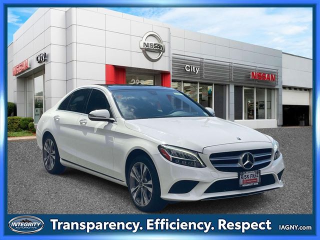 White 2019 Mercedes-Benz C-Class Sedan All-Wheel Drive 9-Speed Automatic