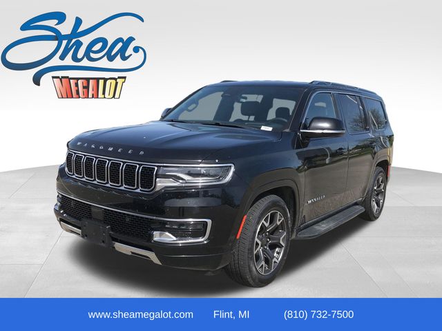 Diamond Black Crystal Pearlcoat 2023 Jeep Wagoneer Series III 4WD SUV / Crossover Four-Wheel Drive 8-Speed Automatic