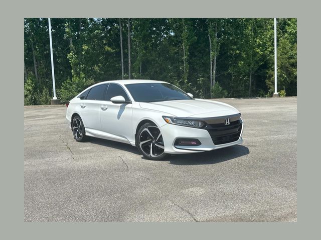 White 2020 Honda Accord Sedan Front-Wheel Drive Continuously Variable Transmission