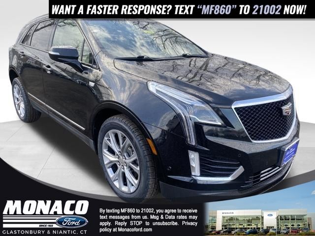 Stellar Black Metallic 2020 Cadillac XT5 Sport AWD SUV / Crossover Four-Wheel Drive 9-Speed Automatic