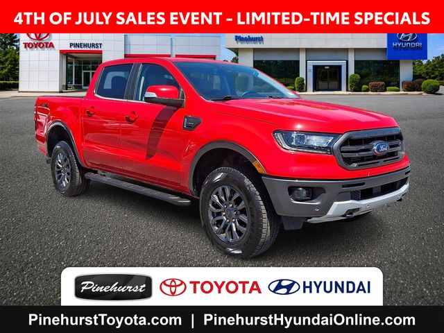 Red 2020 Ford Ranger Pickup Truck Four-Wheel Drive Automatic