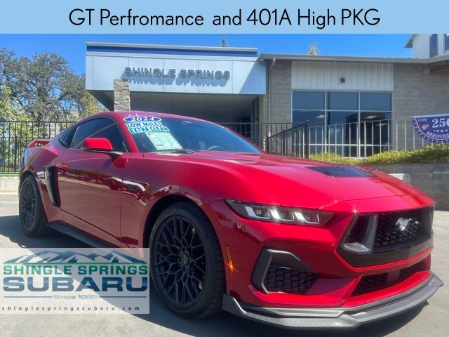 Red Metallic 2024 Ford Mustang Coupe Rear-Wheel Drive Automatic