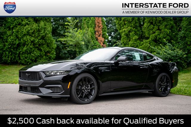 Shadow Black 2026 Ford Mustang Coupe Rear-Wheel Drive Automatic