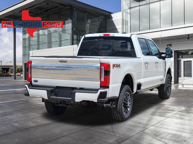 2024 Star White Metallic Tri-Coat Ford Super Duty F-350 SRW Platinum 4X4 Truck