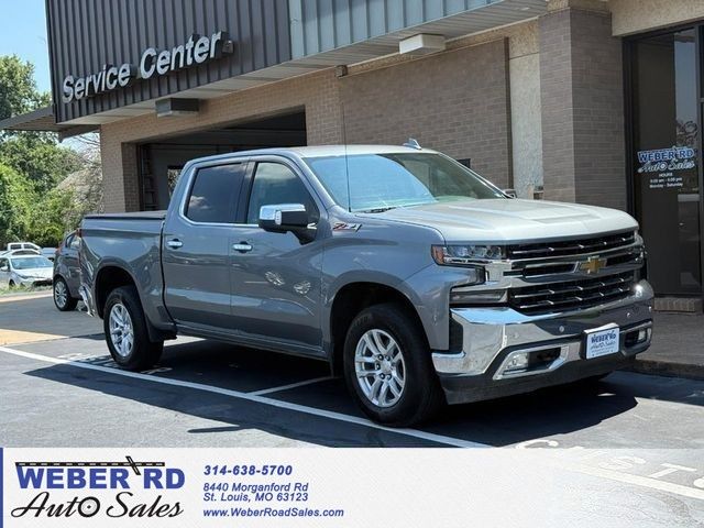 Gray (Satin Steel Metallic) 2020 Chevrolet Silverado 1500 Pickup Truck Four-Wheel Drive 8-Speed Automatic