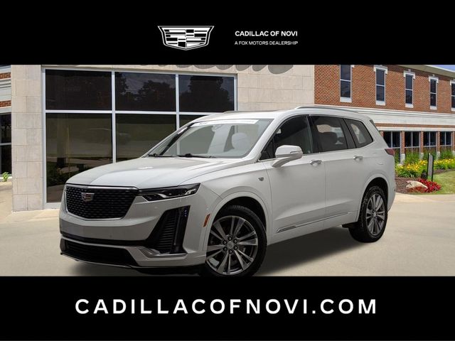 Crystal White Tricoat 2023 Cadillac XT6 Premium Luxury AWD SUV / Crossover Four-Wheel Drive 9-Speed Automatic