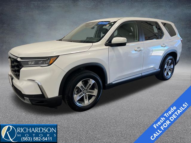 Platinum White 2023 Honda Pilot EX-L AWD SUV / Crossover All-Wheel Drive Automatic