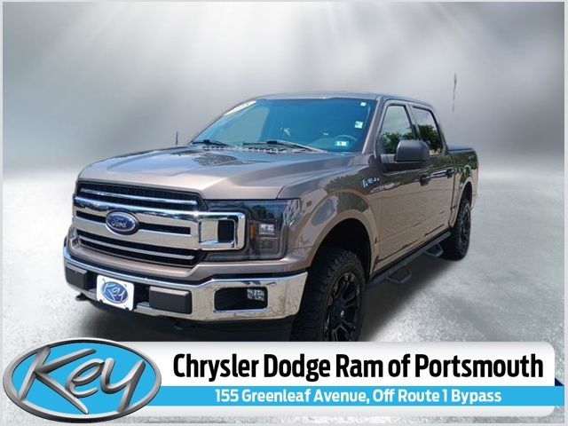 Stone Gray 2018 Ford F-150 Pickup Truck Four-Wheel Drive Automatic