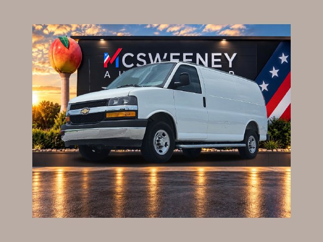 Summit White 2025 Chevrolet Express Cargo Van Rear-Wheel Drive 8-Speed Automatic Overdrive