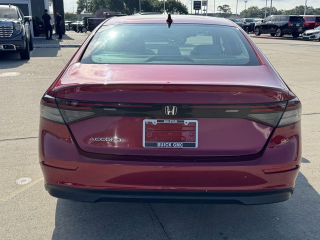 2024 Honda Accord EX Red at Bayway Cadillac of The Woodlands