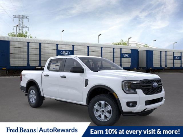 Oxford White 2026 Ford Ranger XL SuperCrew 4WD Pickup Truck Four-Wheel Drive Automatic