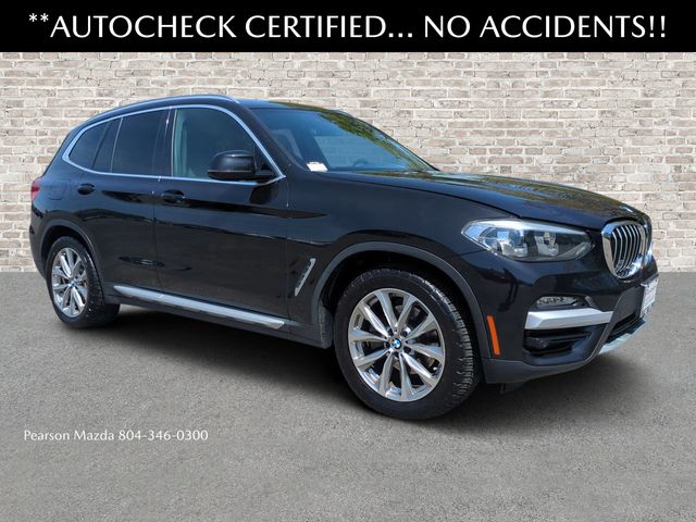 Black Sapphire Metallic 2019 BMW X3 xDrive30i AWD SUV / Crossover All-Wheel Drive 8-Speed Automatic