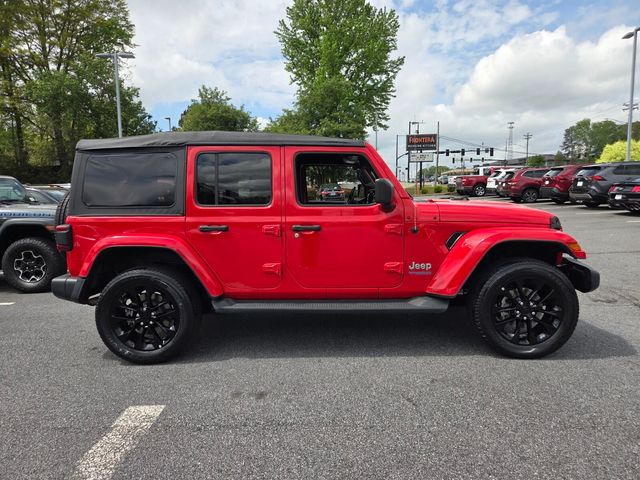 Used 2021 Red Jeep Unlimited Sahara 4xe image 9