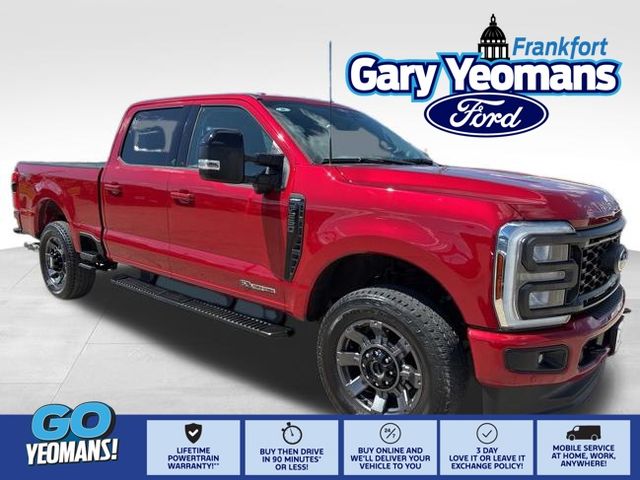 Red Metallic 2024 Ford F-250 Super Duty Lariat Crew Cab 4WD Pickup Truck Four-Wheel Drive Automatic
