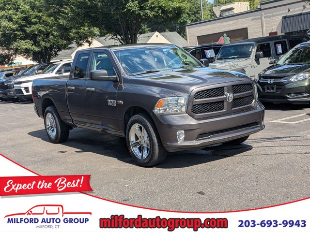 Gray (Granite Crystal Metallic Clearcoat) 2017 RAM 1500 Pickup Truck Four-Wheel Drive 8-Speed Automatic