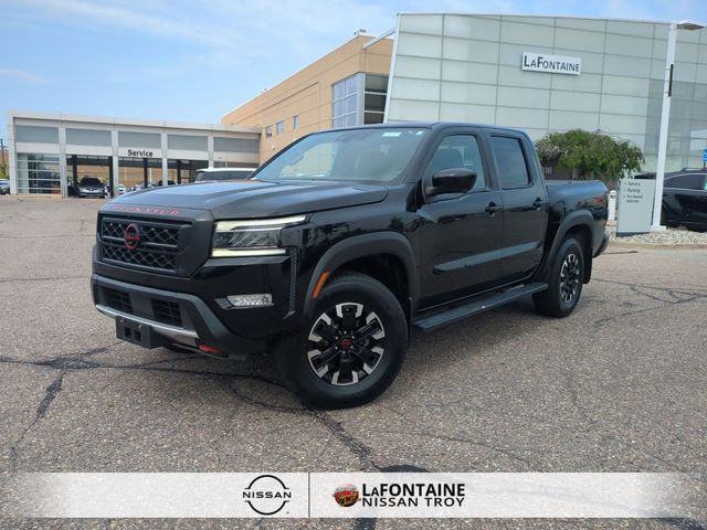 Super Black 2023 Nissan Frontier Pickup Truck Four-Wheel Drive 9-Speed Automatic