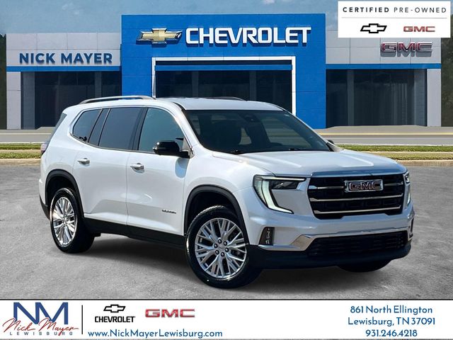 White Frost Tricoat 2024 GMC Acadia SUV / Crossover Front-Wheel Drive 8-Speed Automatic